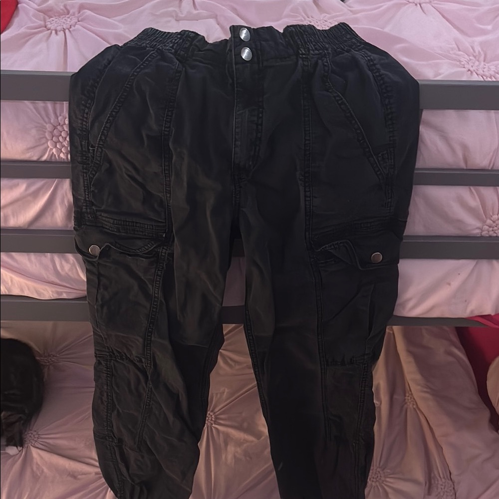 Men's Black Cargo Pants